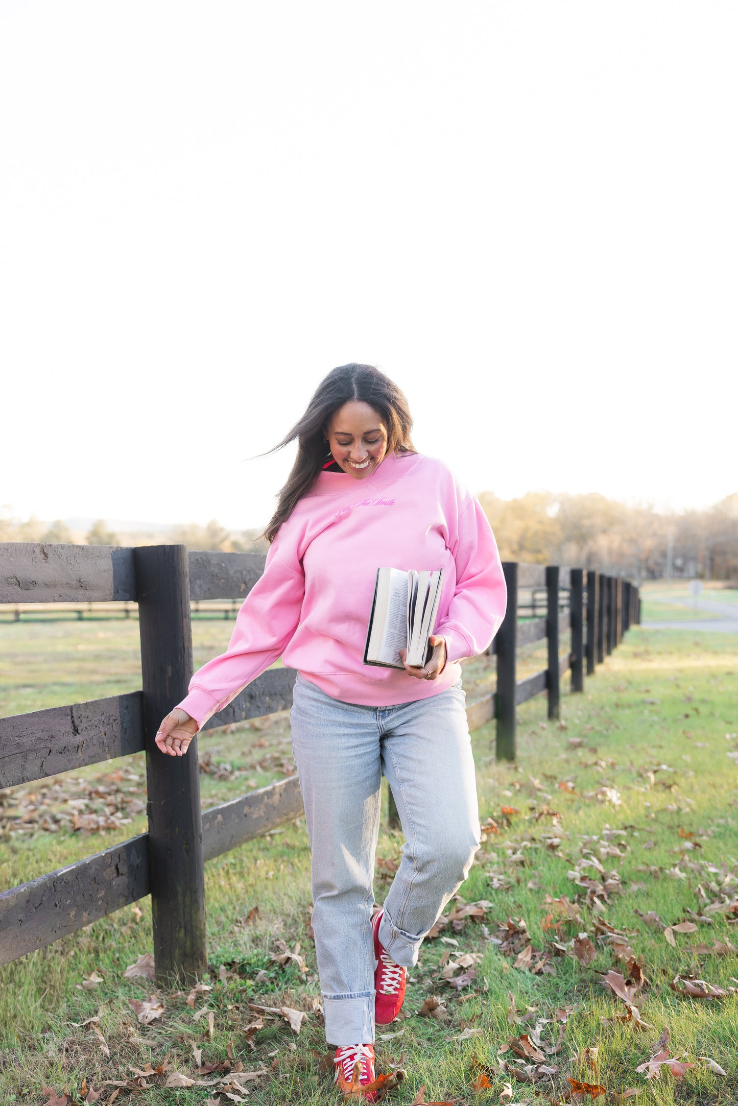 Bubble Gum Mock Neck