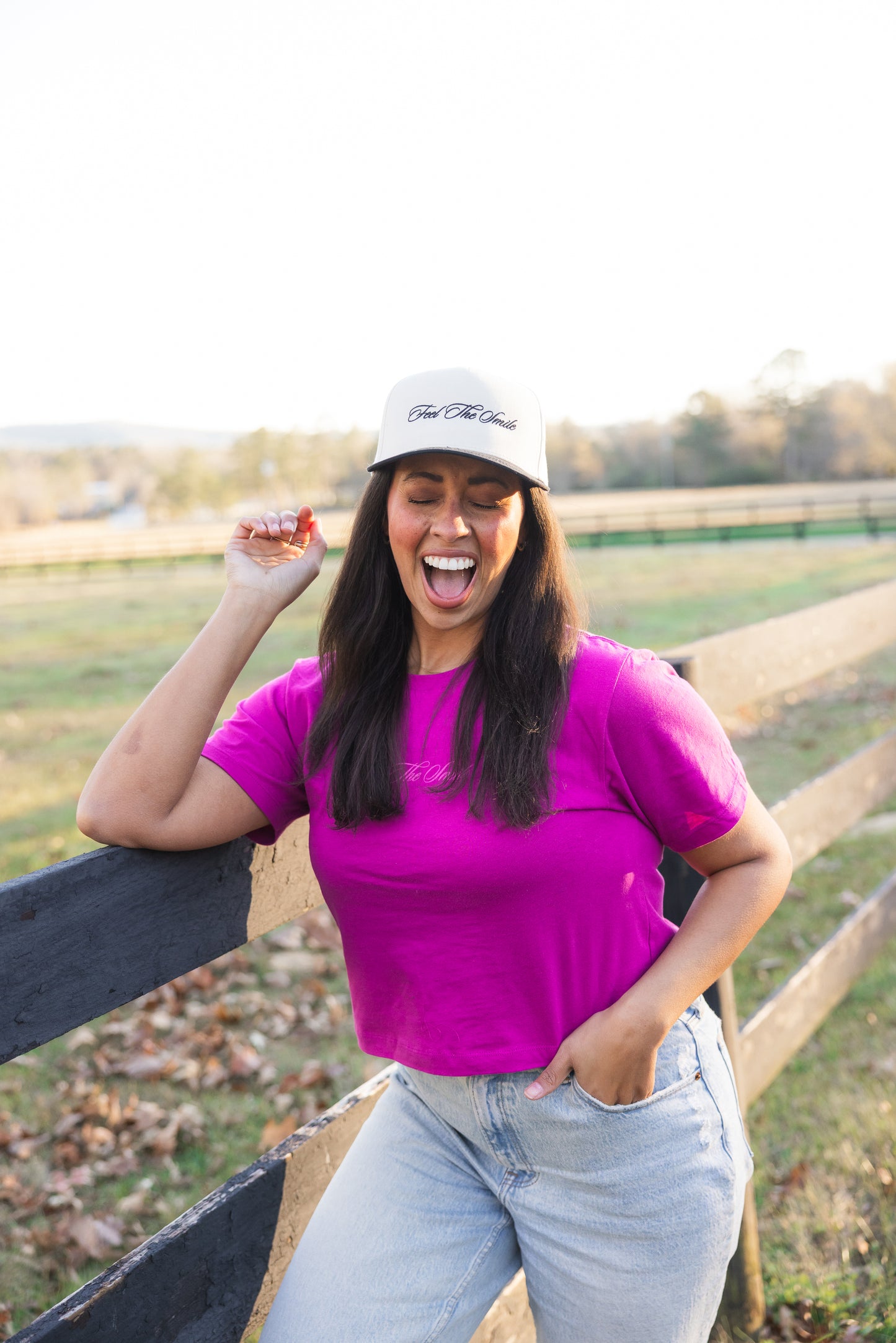 Feel The Smile Trucker Hat